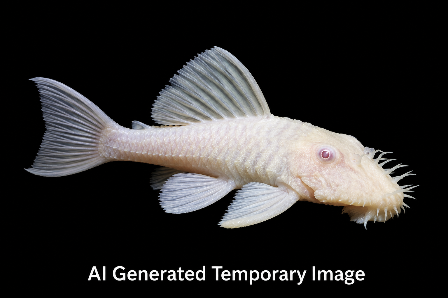 *RESERVATION ONLY* Snow White Bristlenose Pleco (Ancistrus sp.) TR - 1”+