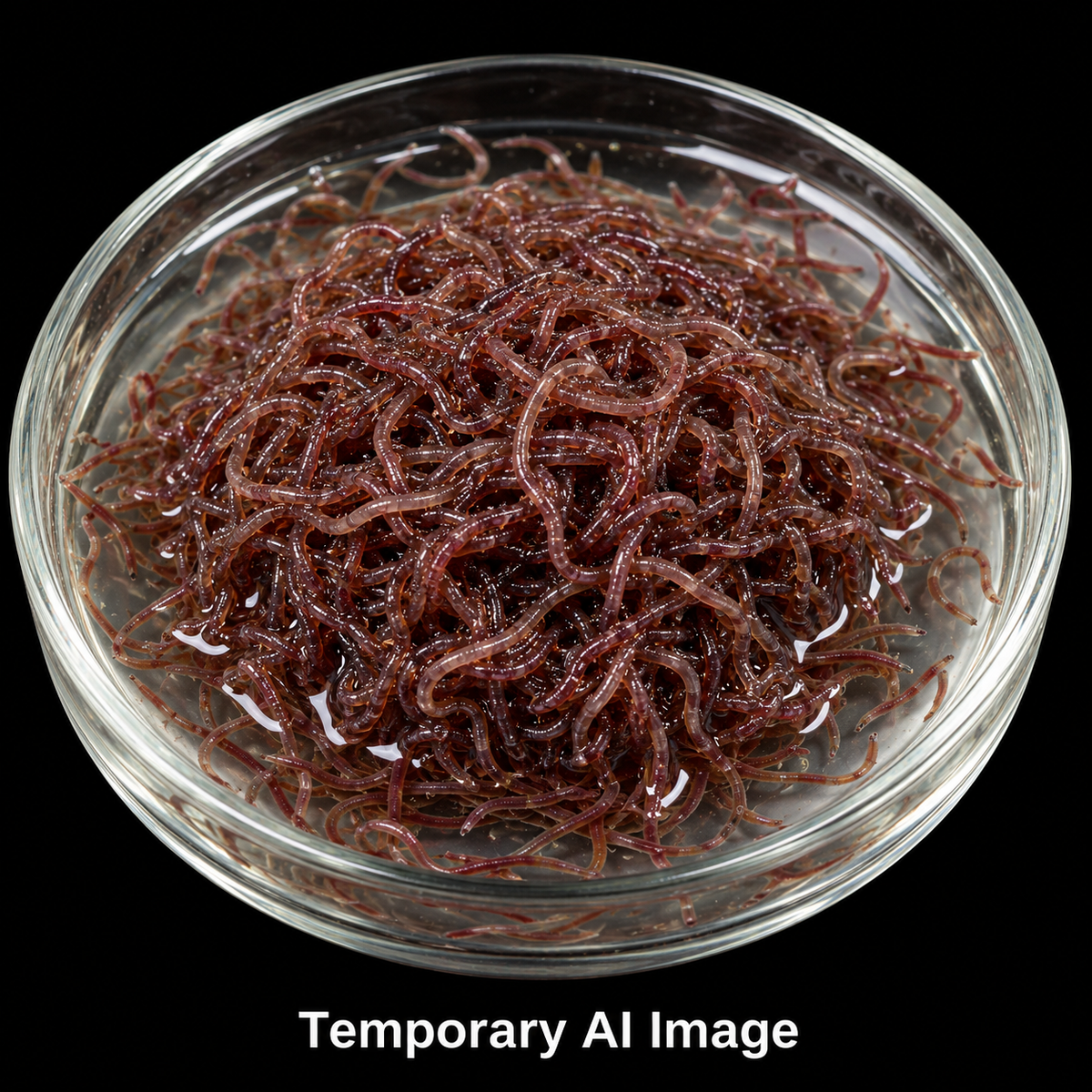 Live Blackworms – 1/8 lb (2 oz)