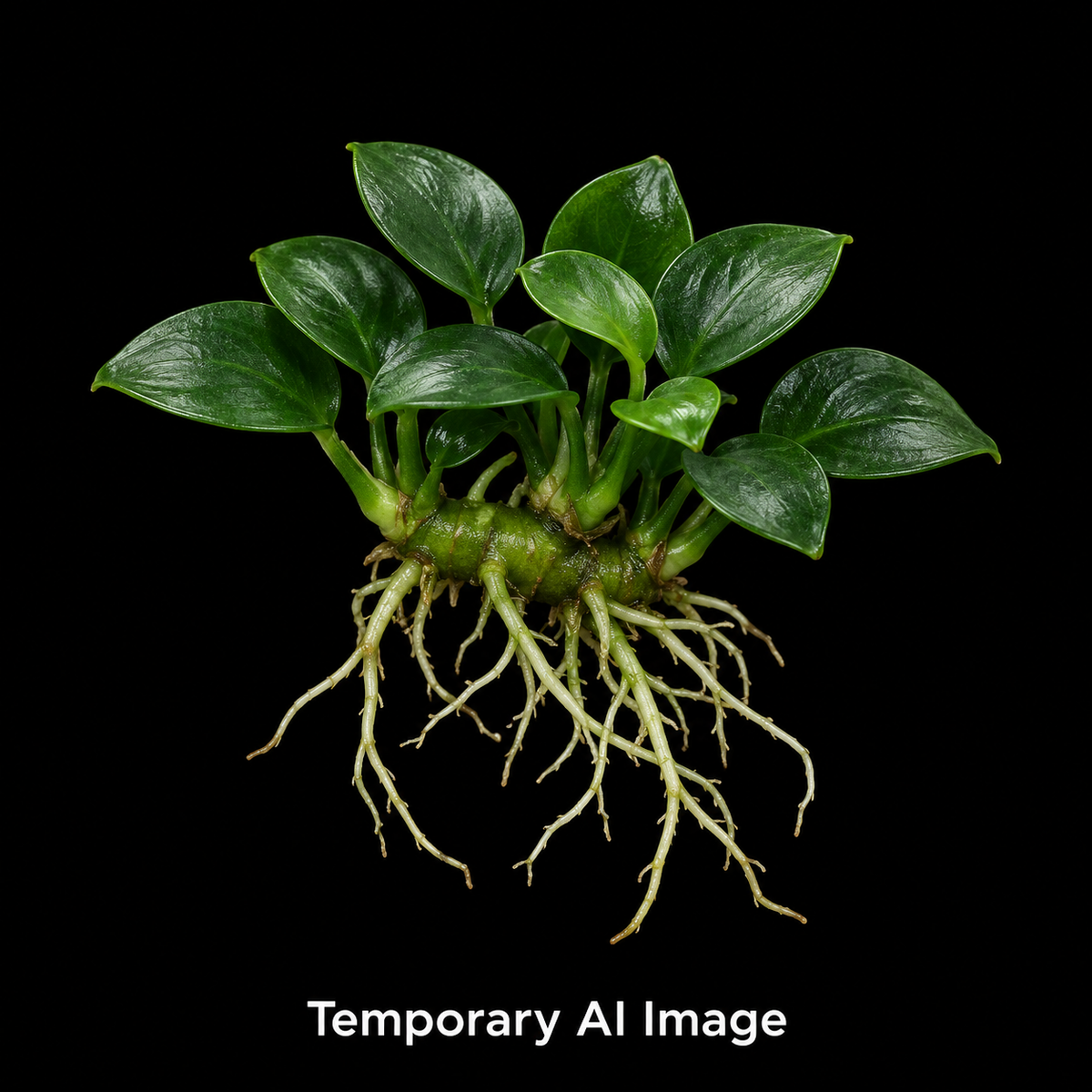 Anubias nana ‘Petite’ (Anubias barteri var.) - bare root